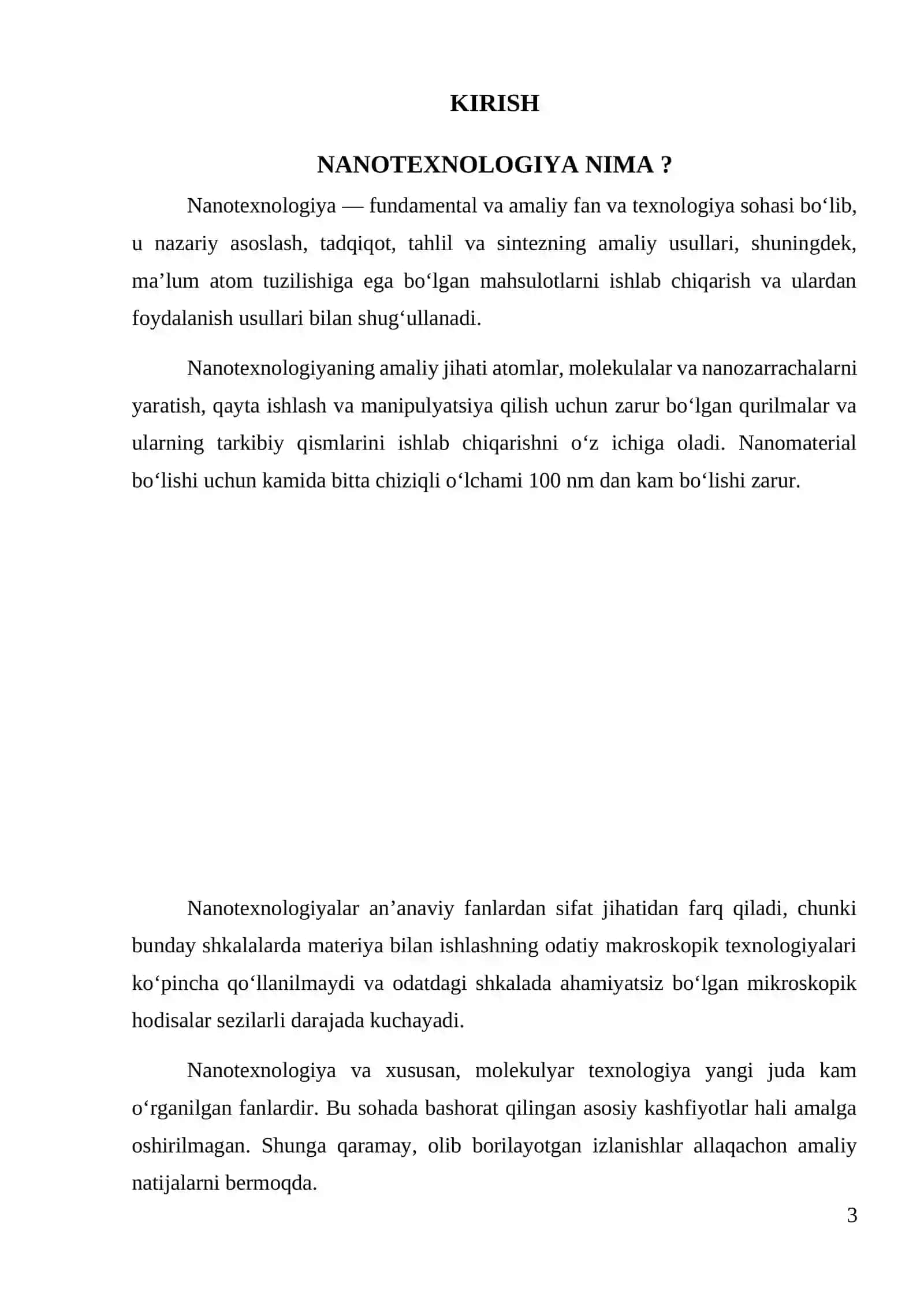 Bugungi kun tibbiyotining turli soxalarida nanotexnologiyalardan foydalanishning asosiy sabablari hamda uning natijalari. 3