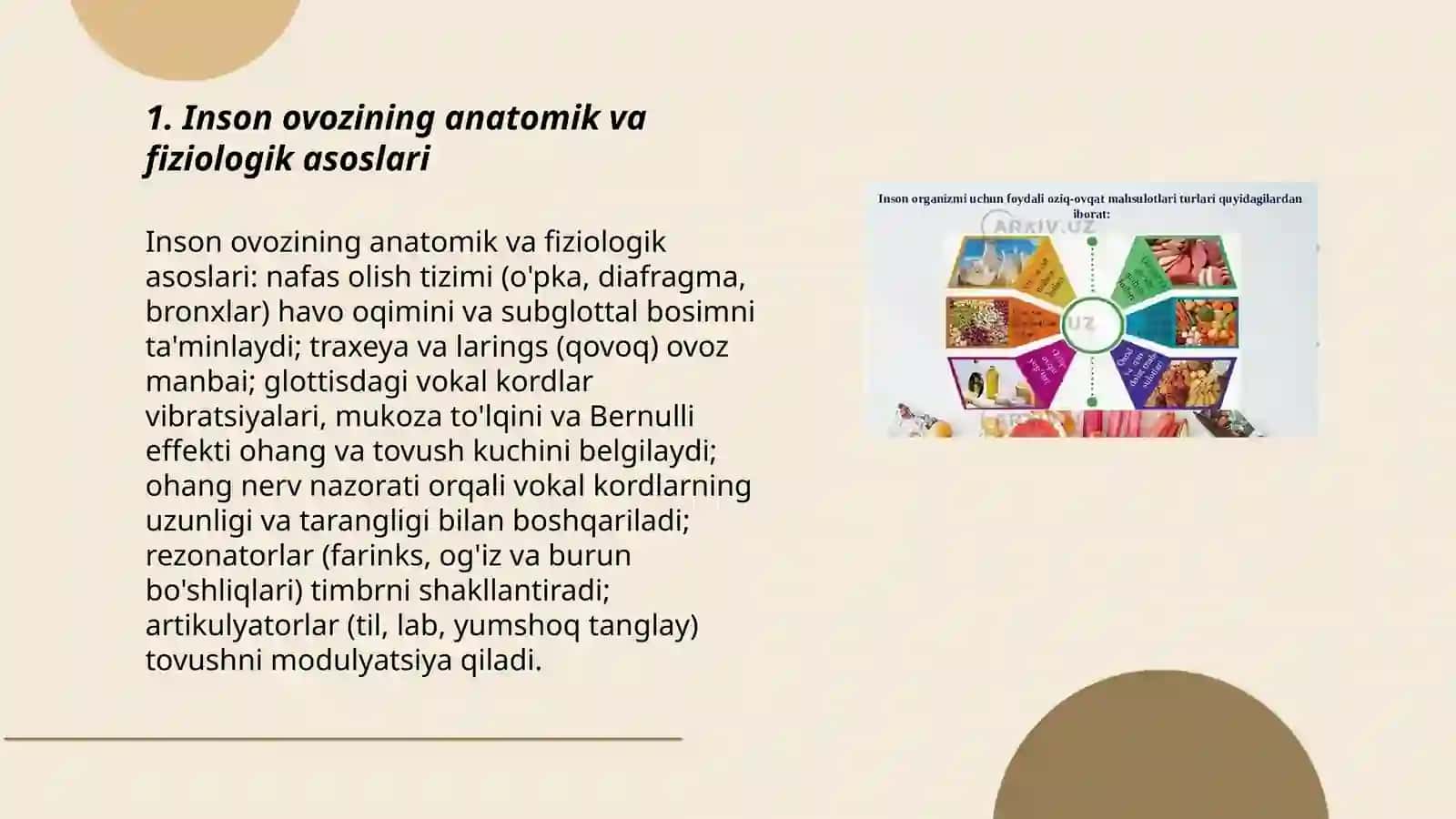Inson ovozining anatomik va fiziologik asoslari 3
