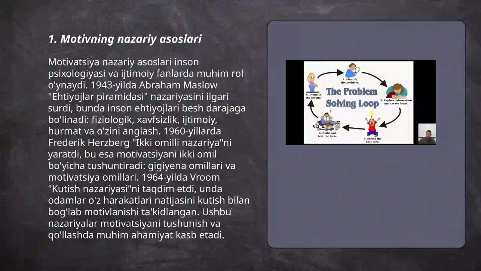 Xorij psixologiyasida motiv va motivatsiya muammosi 3
