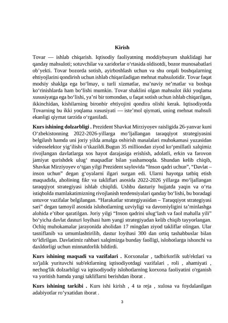 Tovarning nafliligi va qadr-qiymati tog'risidagi nazariyalar 3