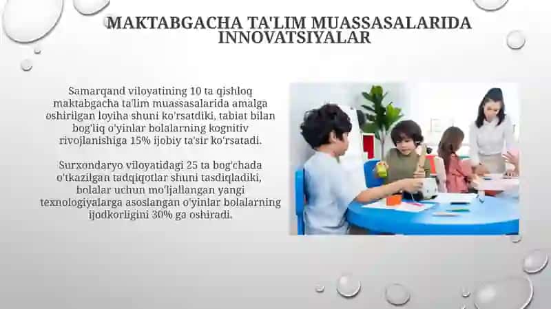 Maktabgacha ta'lim muassasalarida innovatsiyalar 3