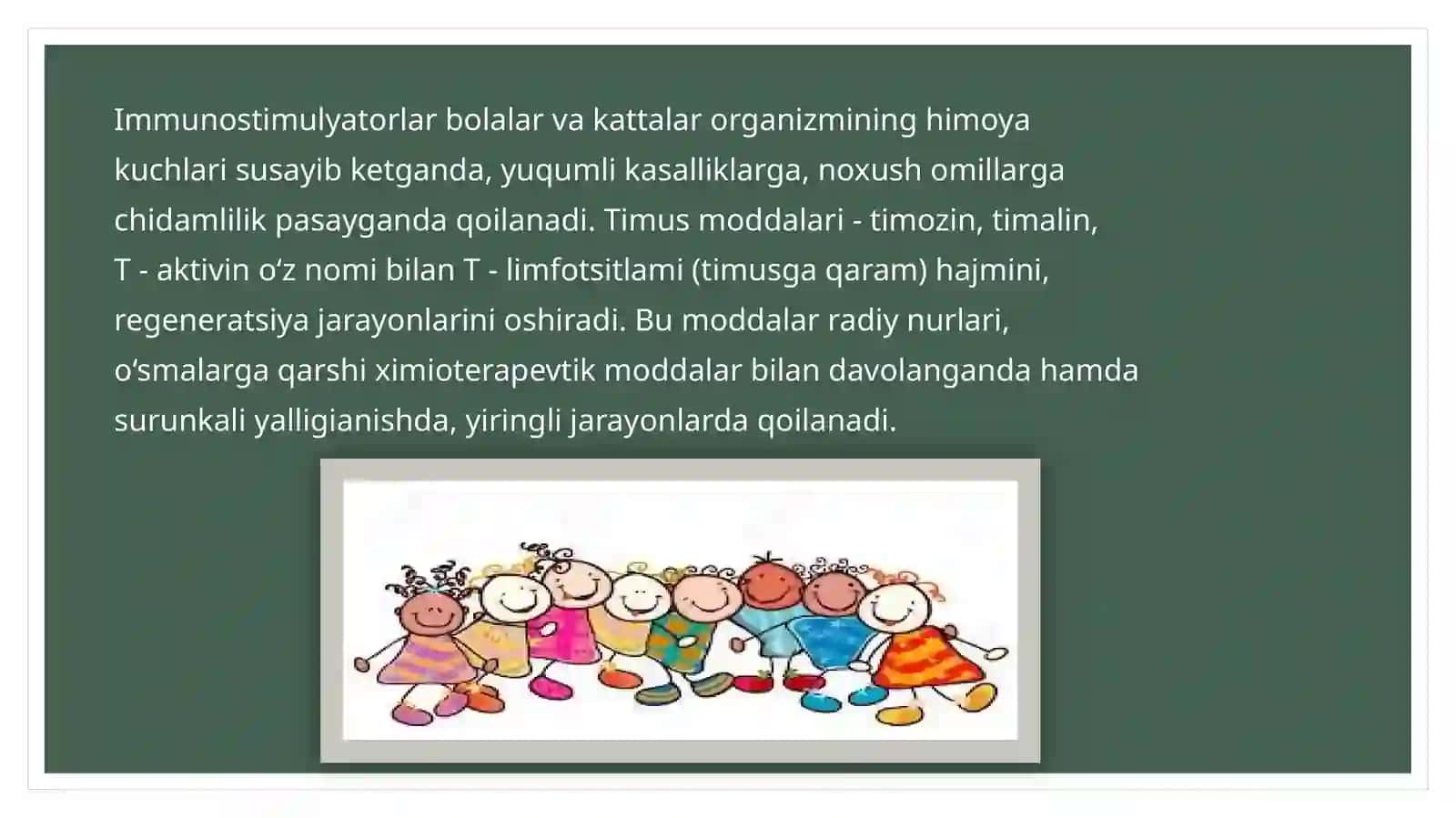 IMMUNITETGA TASIR ETUVCHIMODDALAR 3