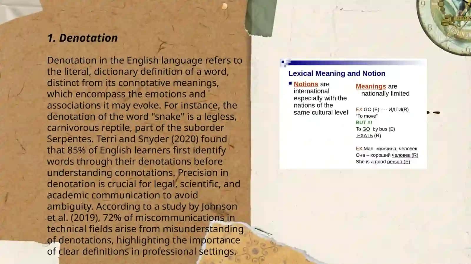 Lexical meaning 3