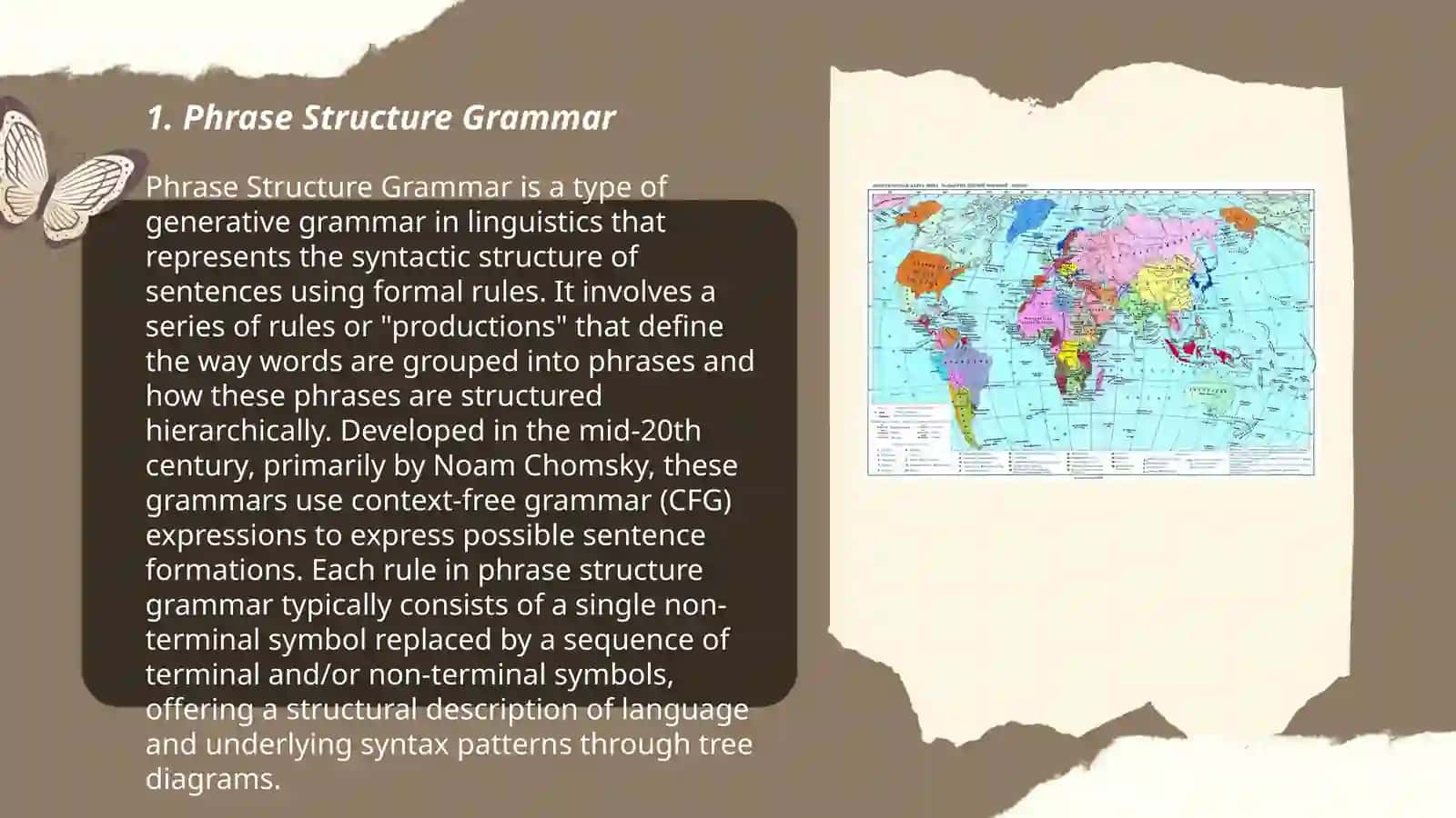Deep and surface structure of the language 3