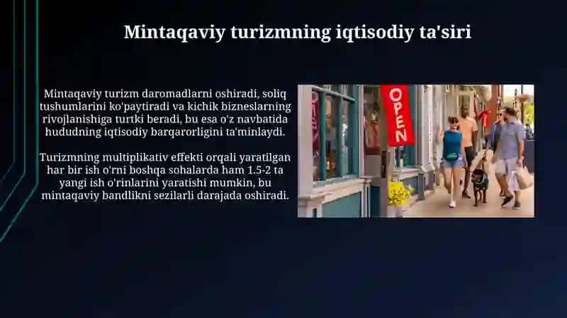 Hududiy turizmning mintaqaviy iqtisodiyotga ta’siri 3