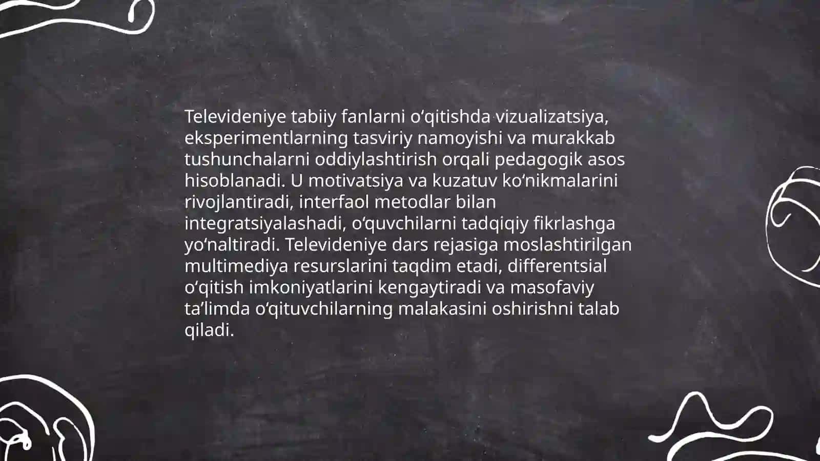 Tabiiy fanlarni oʻqitishda televediniyadan foydalanish 3