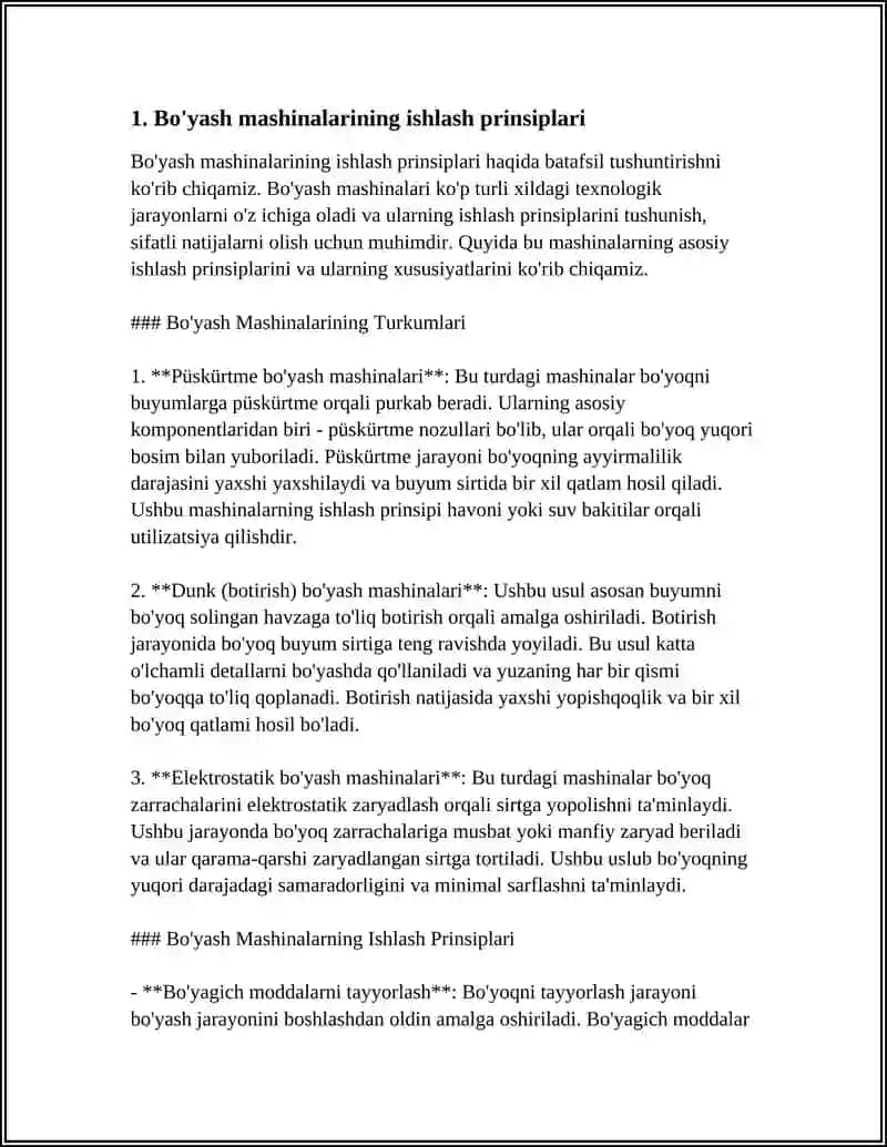 TOʻQIMACHILIK MATERIALLARINI UZLUKSIZ ISHLAYDIGAN BOʻYASH MASHINALARIDA BOʻYASH 3