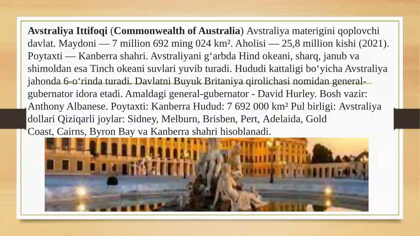 Avstraliya davlati va uning ijtimoiy siyosati 3