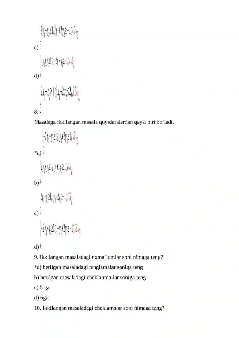 Matematik model 3