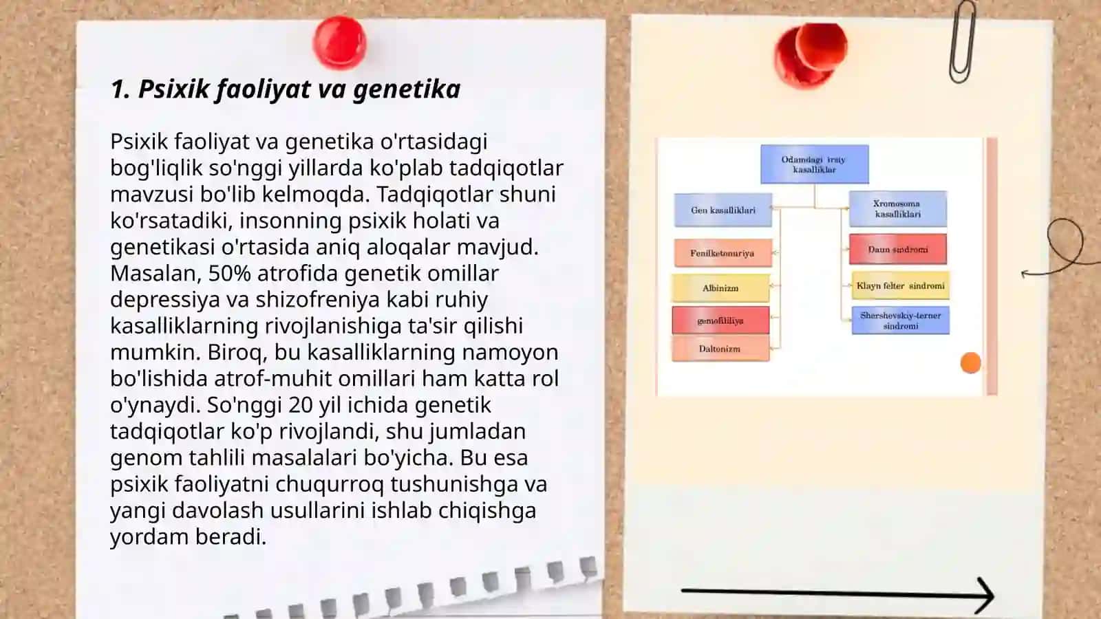 Psixik faoliyatning rivojlanishi va genetik omillar ortasidagi bog'liqlik qanday 3