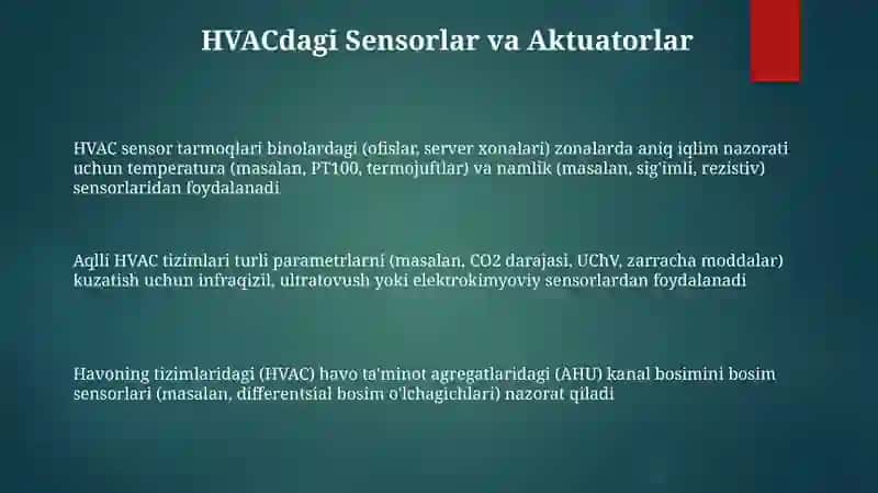 Yoritish va shamollatish tizimlarini boshqarish 3