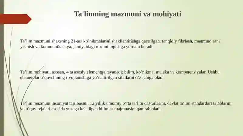 Ta'limning mazmuni va mohiyati 3