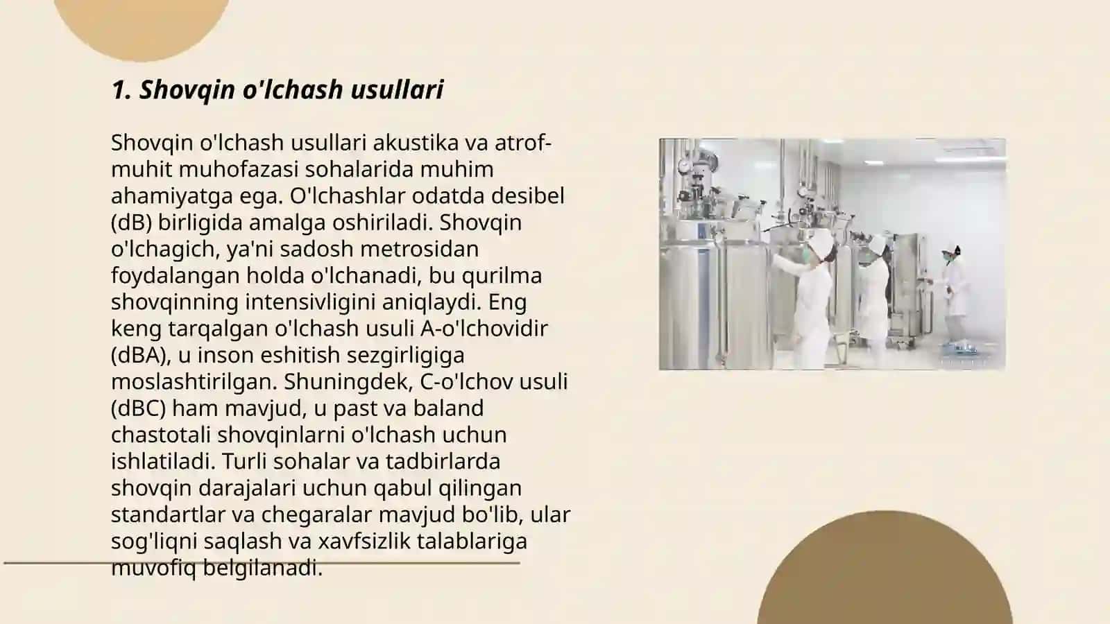 Shovqinni tekshirish va baholash 3