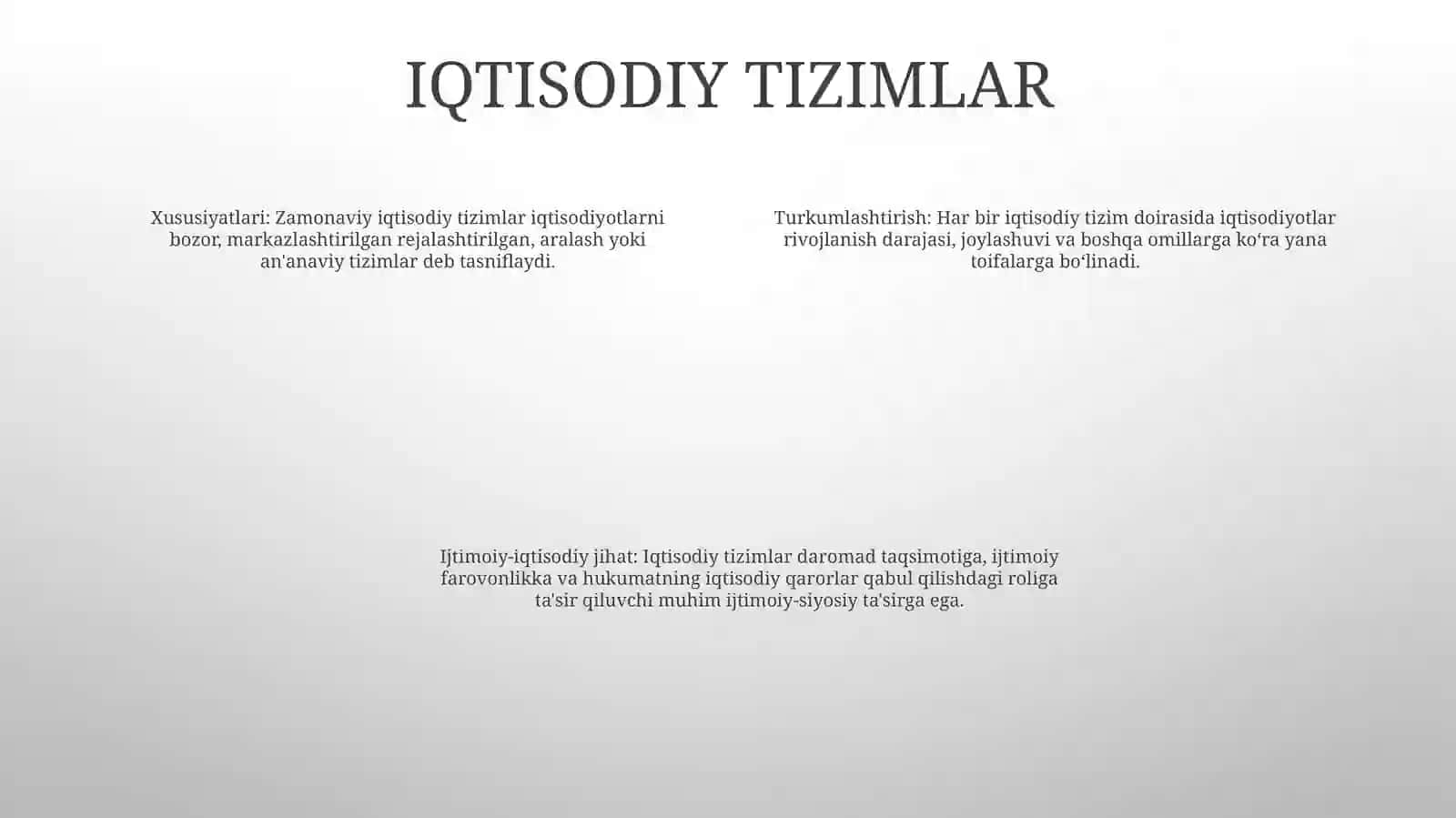 Pulning roli iqtisodiy o'sishda 3