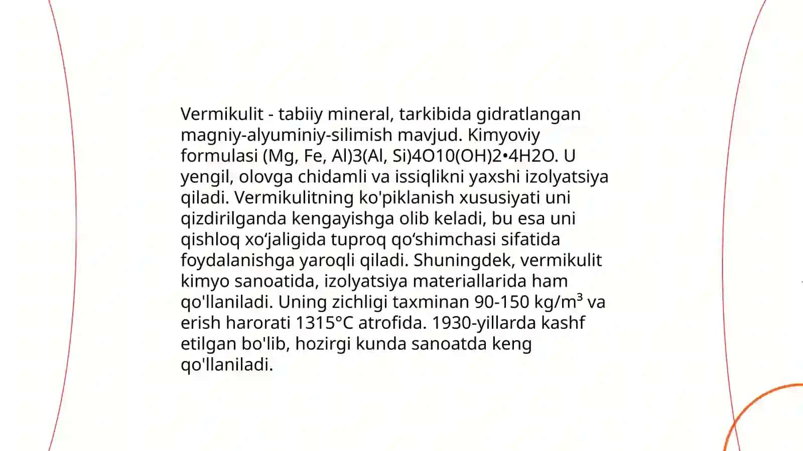 Vermikulit beton buyumlari ishlab chiqarish texnologiyasi 3
