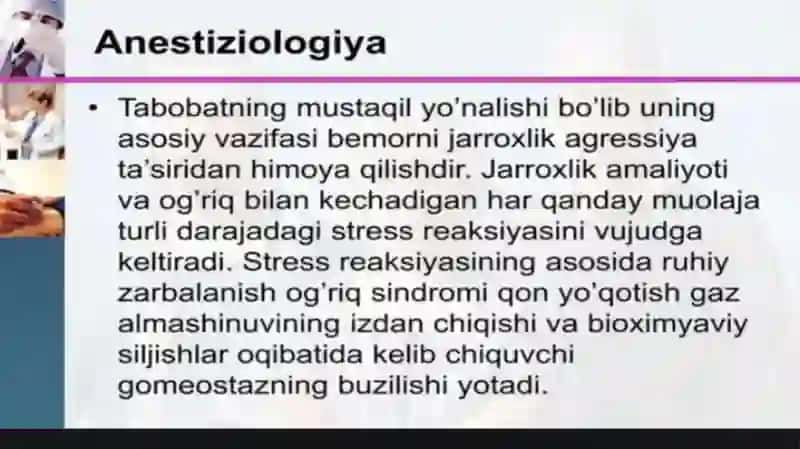 ogʻriqsizlantirish usullari 3