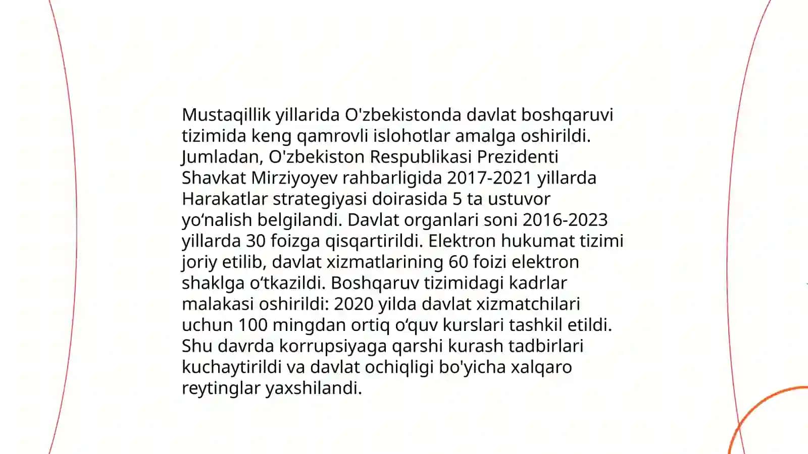 Mustagillik yillarida boshqarish tizimida oshirilgan islohotlar 3