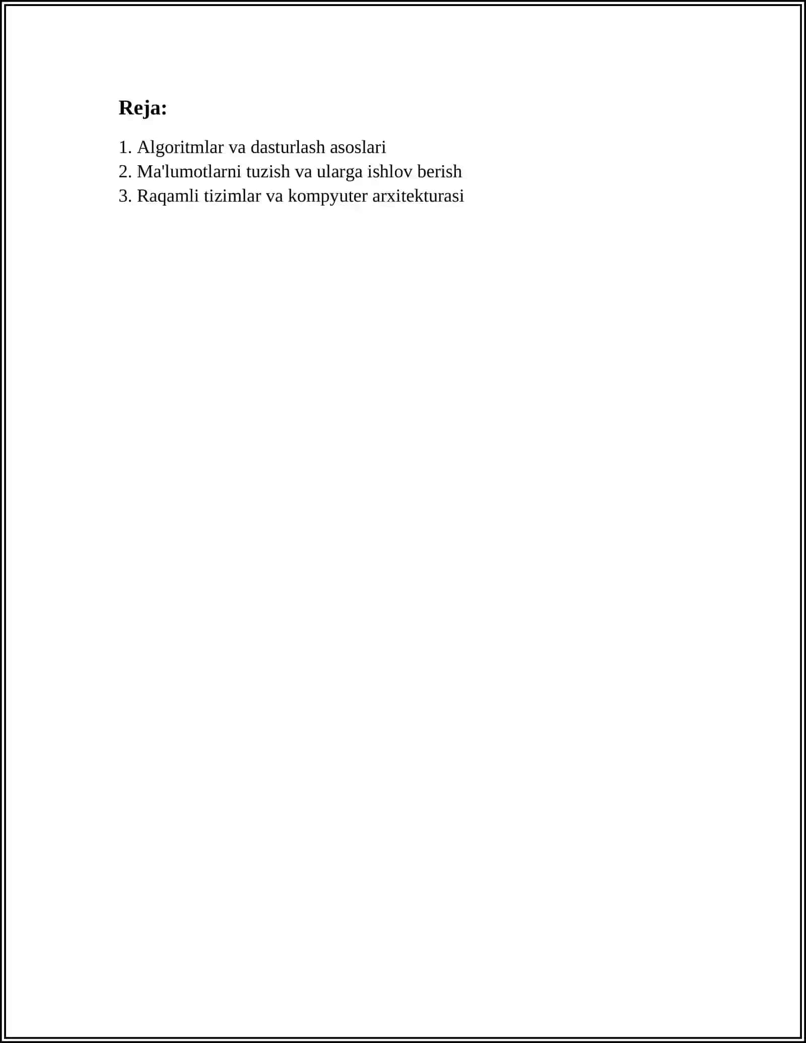 MASALALAR YECHISHNING AXBOROT TEXNALOGIYALARI 3