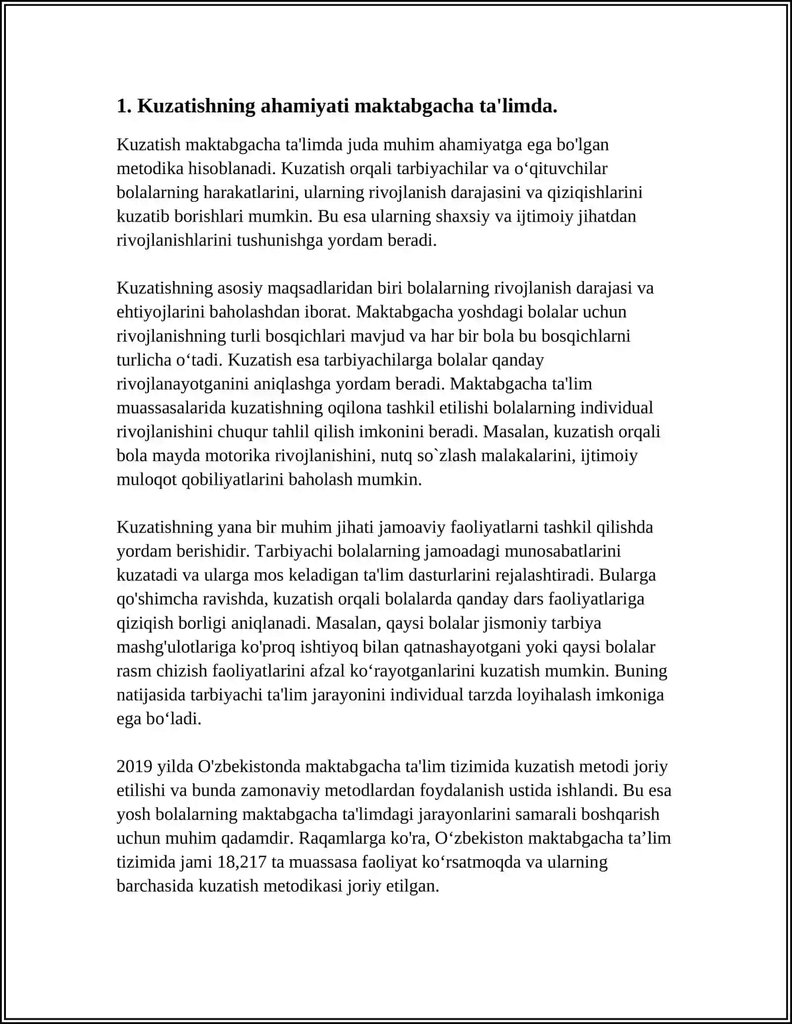 MAKTABGACHA TA'LIMDA KUZATISH VA BAHOLASH 3