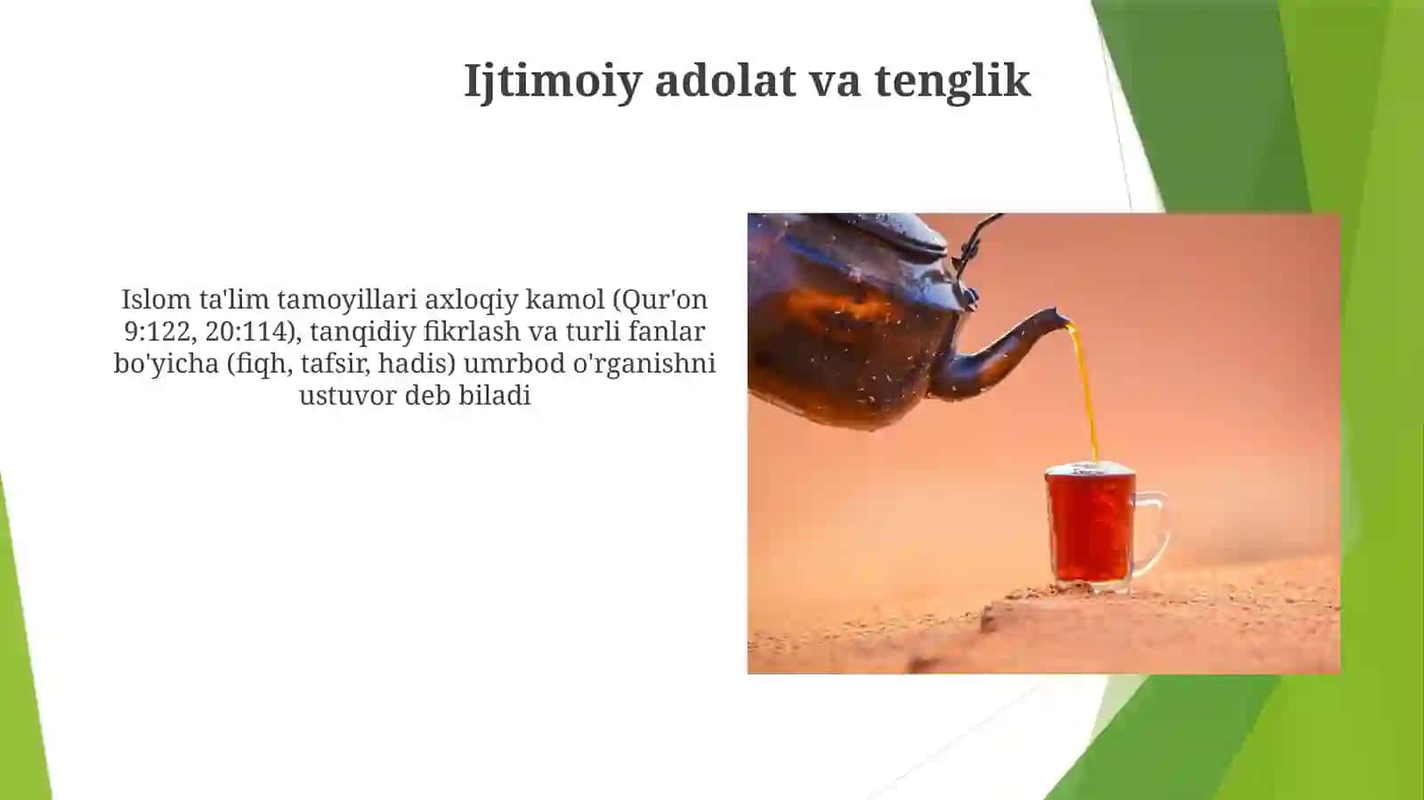 Islom dinining umuminsoniy ijtimoiy madaniy va ma’rifiy qadriyatlar 3