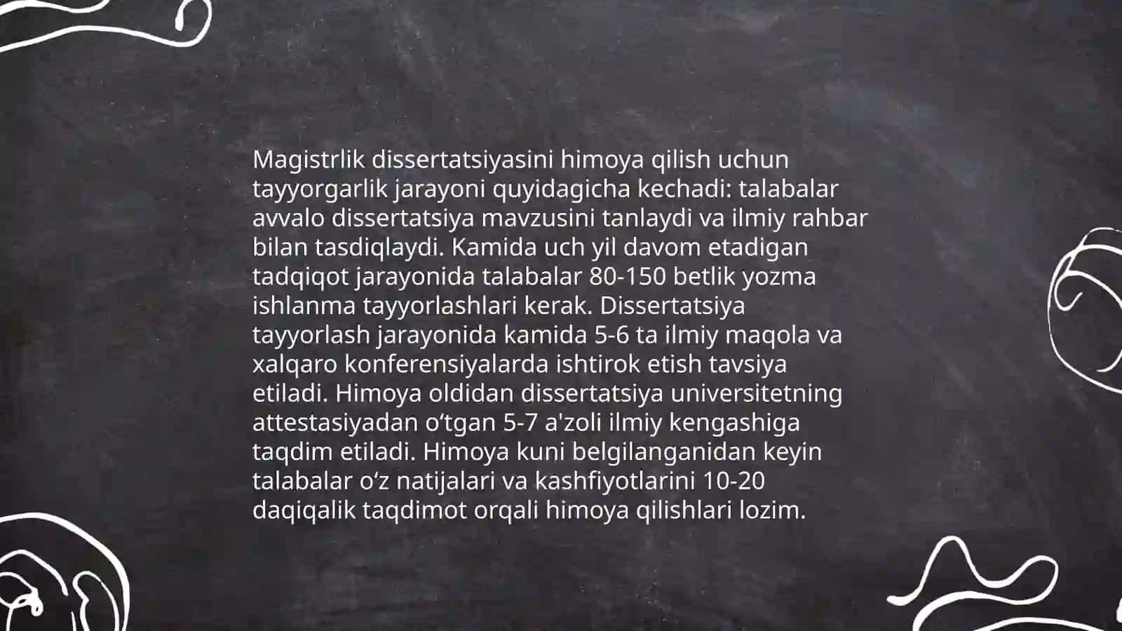 Magistrlik dissertatsiyasini himoyaga tayyorlash 3
