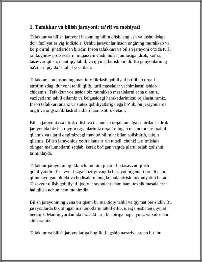 TAFAKKURNING BILISH JARAYONI SIFATIDAGI MOHIYATI 3