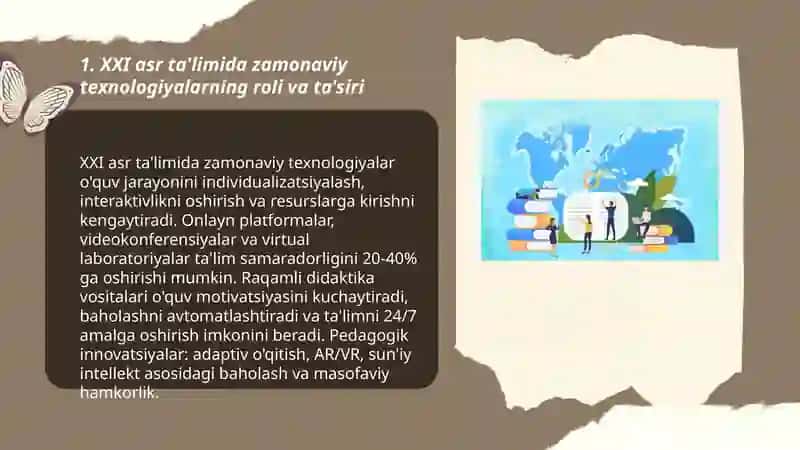 XXI asr ta'limida zamonaviy texnologiyalarning qo'llanilishi va pedagogik innovatsiyalar 3