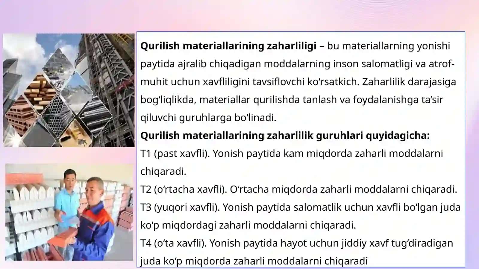 Qurulish materiallarining ba’zi bir salbiy xossalari 3