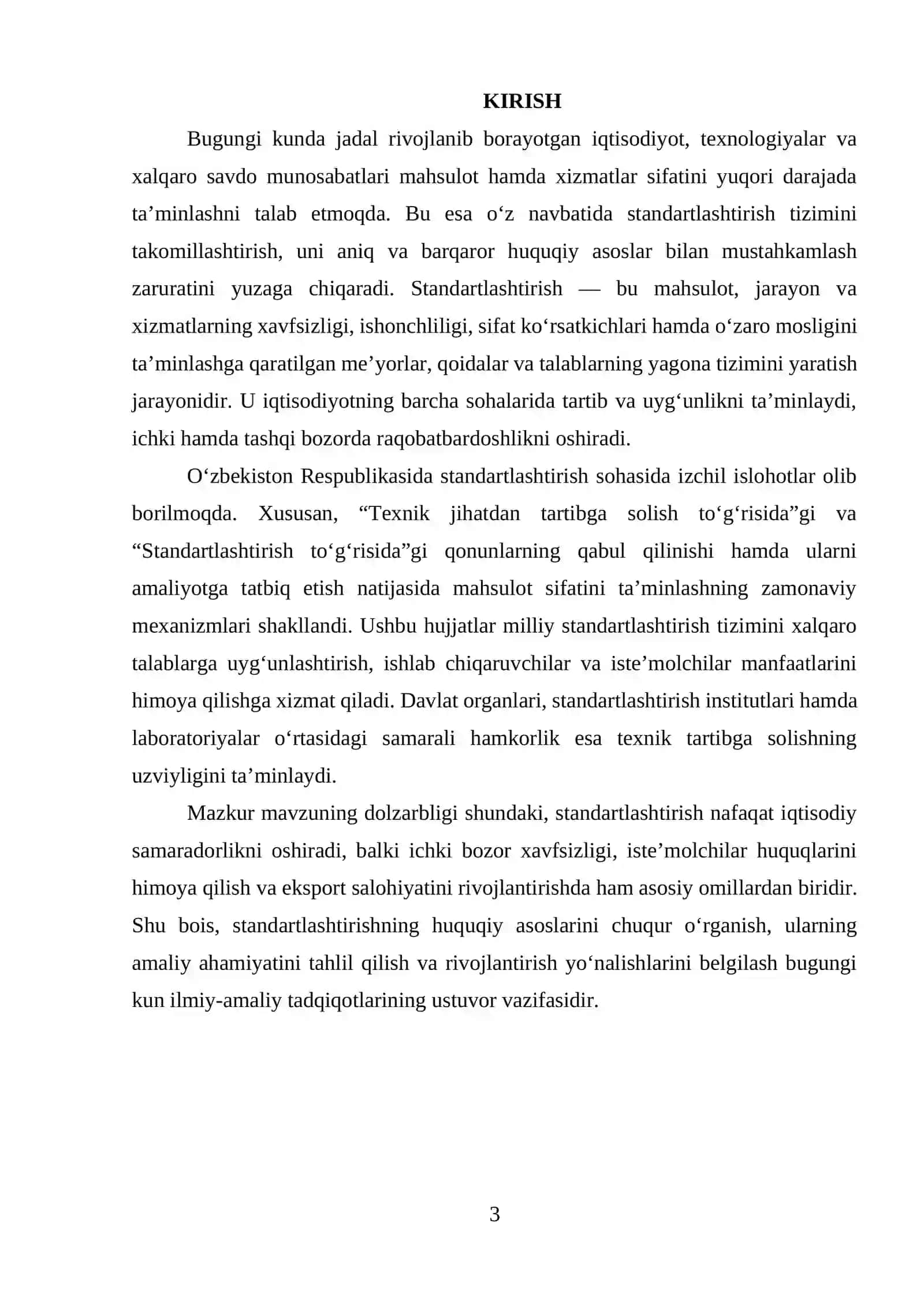 Standartlashtirishning nazariy-huquqiy asoslari 3