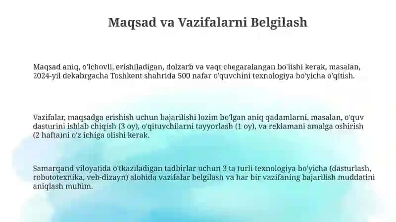 Texnologiya Darslariga oid Tarbiyaviy Tadbirlarni Tashkil Etish 3