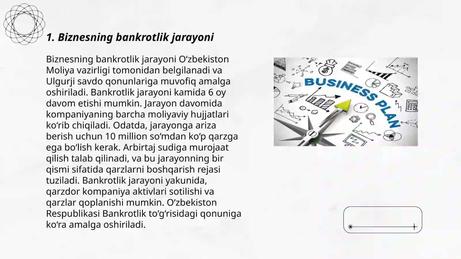 Biznesning bankrotligi va ularni davlat tomonidan moliyaviy qo'llab quvvatlash 3