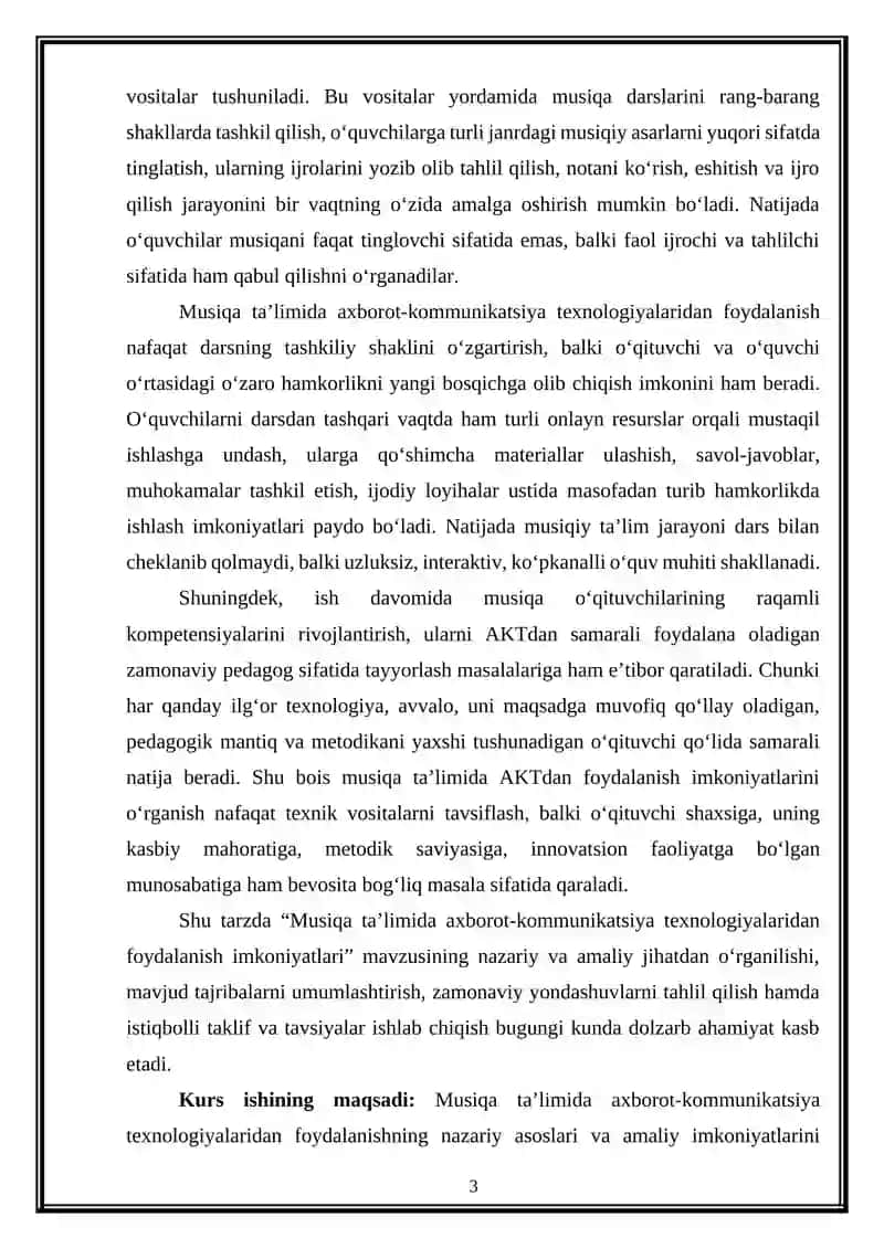 Musiqa ta'limida axborot-kommunikatsiya texnologiyalaridan foydalanish imkoniyatlari 3