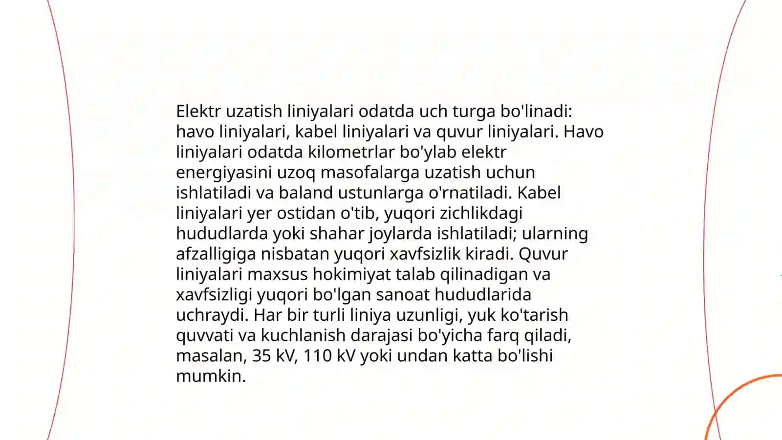 Elektr uzatish liniyalari 3