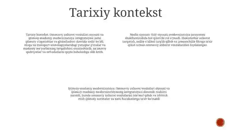 Media Siyosat Va Ijtimoiy Madaniy Moderzinatsiya Muhitini Integratsiya Sifatida 3