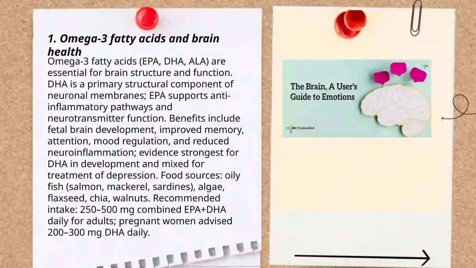 Nourishment: brain, emotional, physical 3