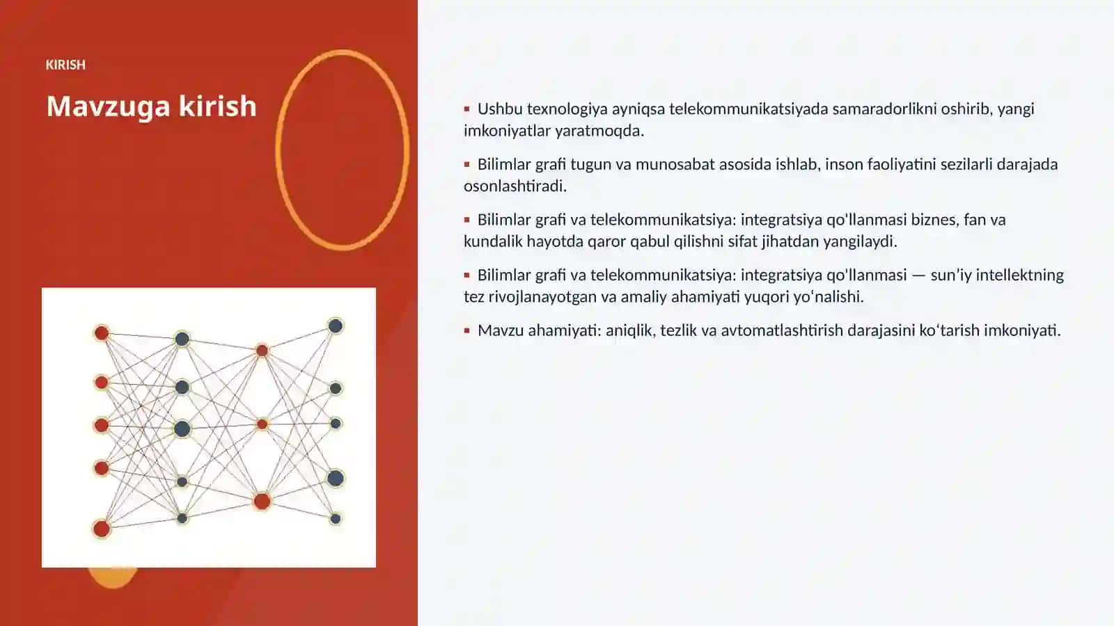 Bilimlar grafi va telekommunikatsiya: integratsiya qo'llanmasi 3