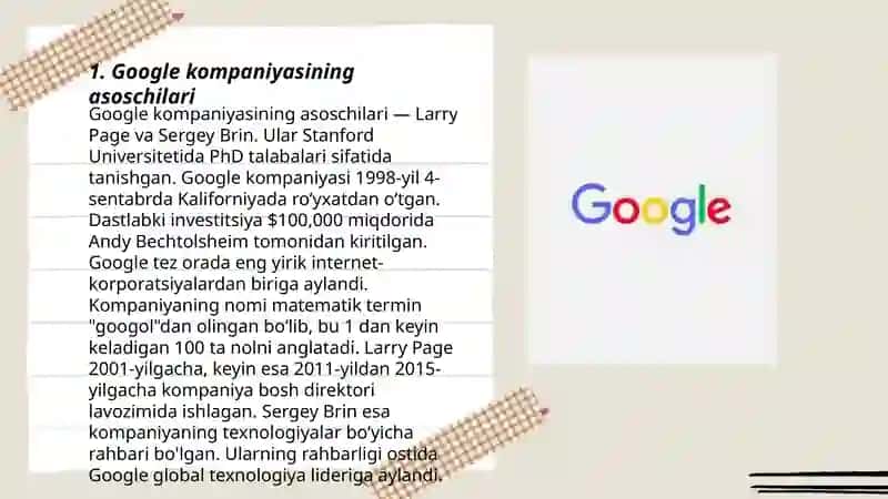 Google ning kelib chiqish tarixi 3
