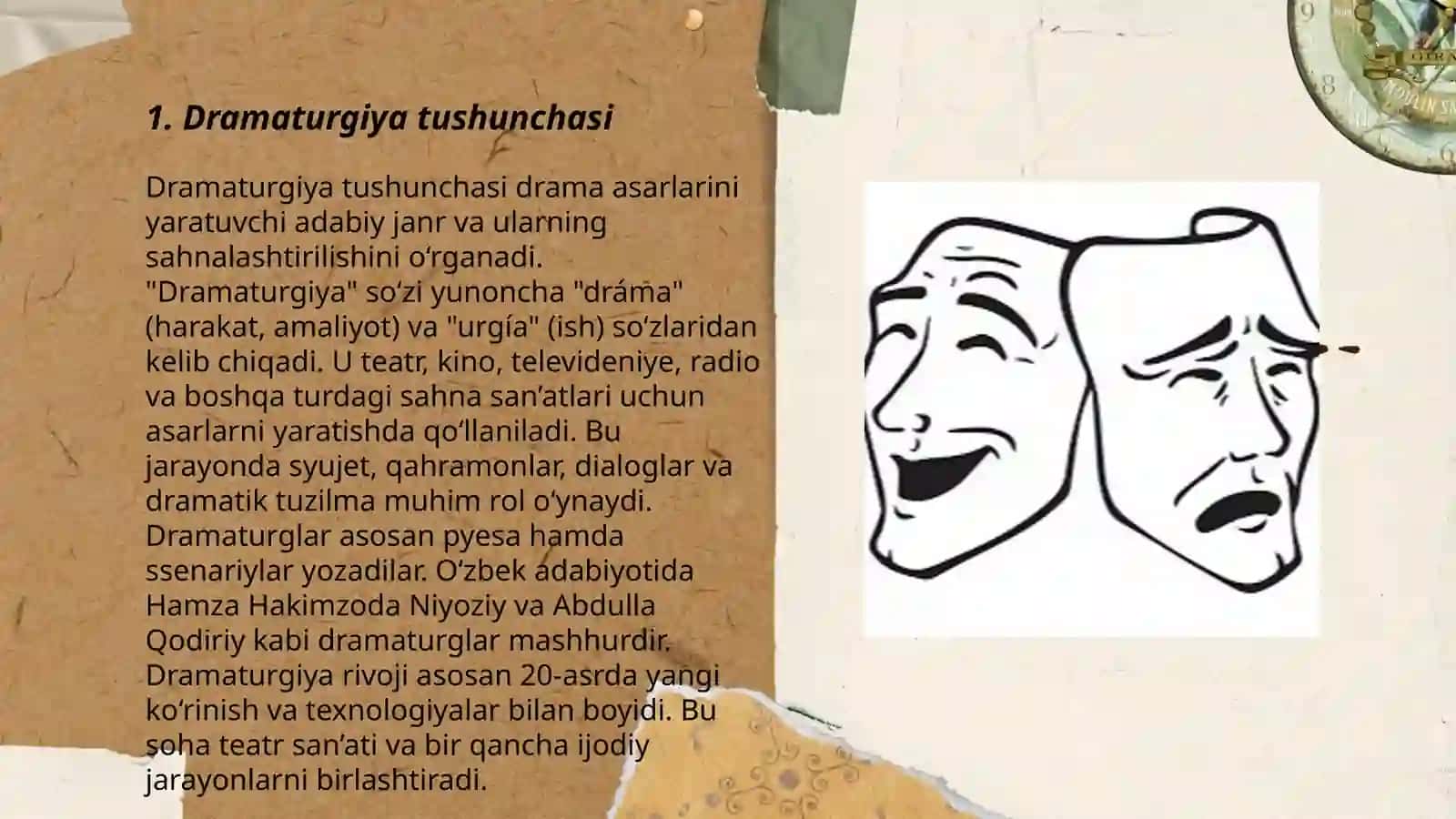 Dramaturgiya tushunchasi 3