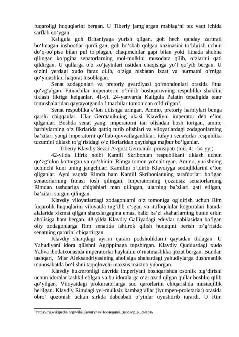 Mil. I–II asrlarda Rim imperiyasida ijtimoiy-iqtisodiy munosabatlar 3