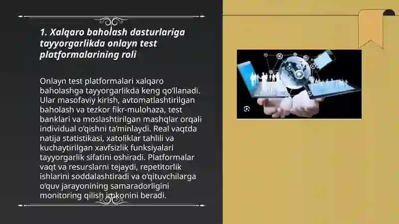 Xalqaro baholash dasturlariga doir mashqlar 3