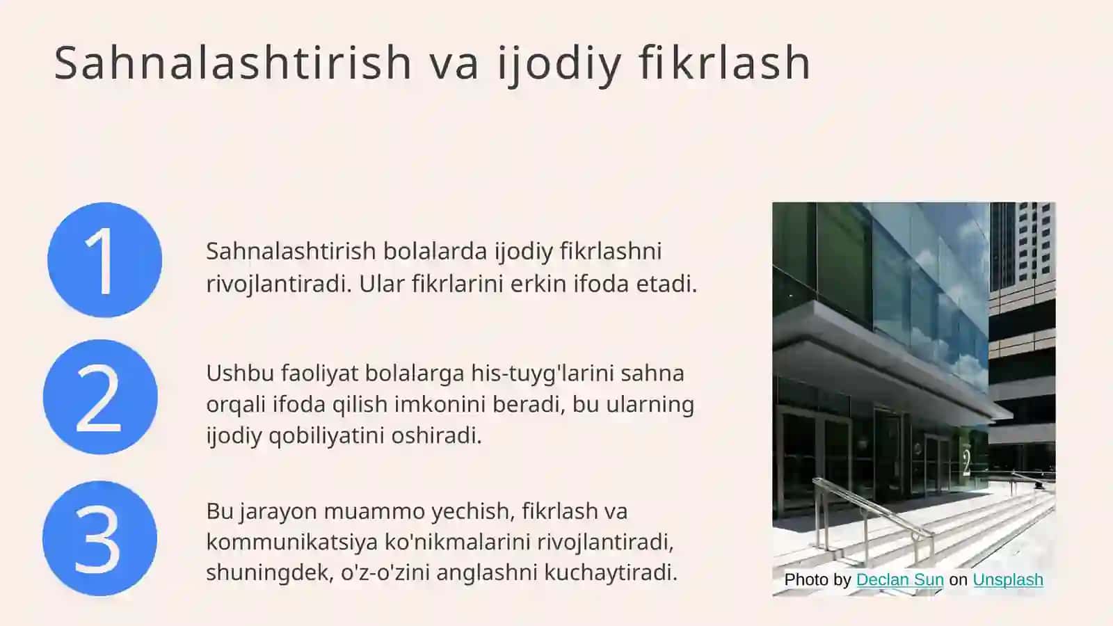 Sahnalashtirish faoliyati vositasida bolalarda ijodiy qobiliyatini rivojlantirish 3