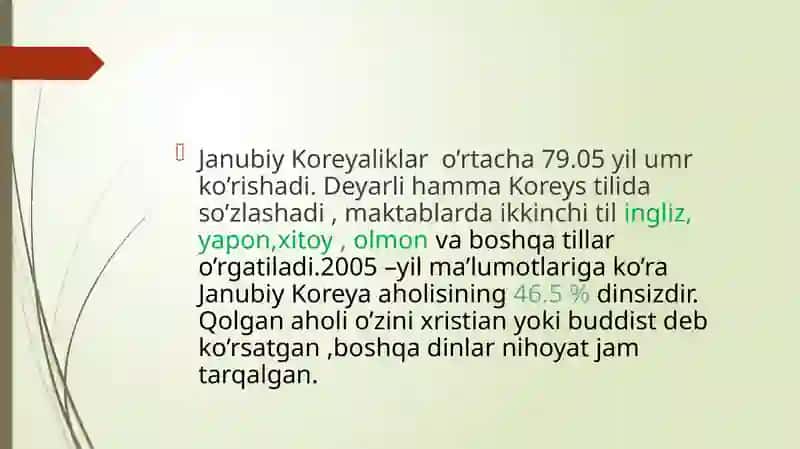 Koreyaning aholisi 3
