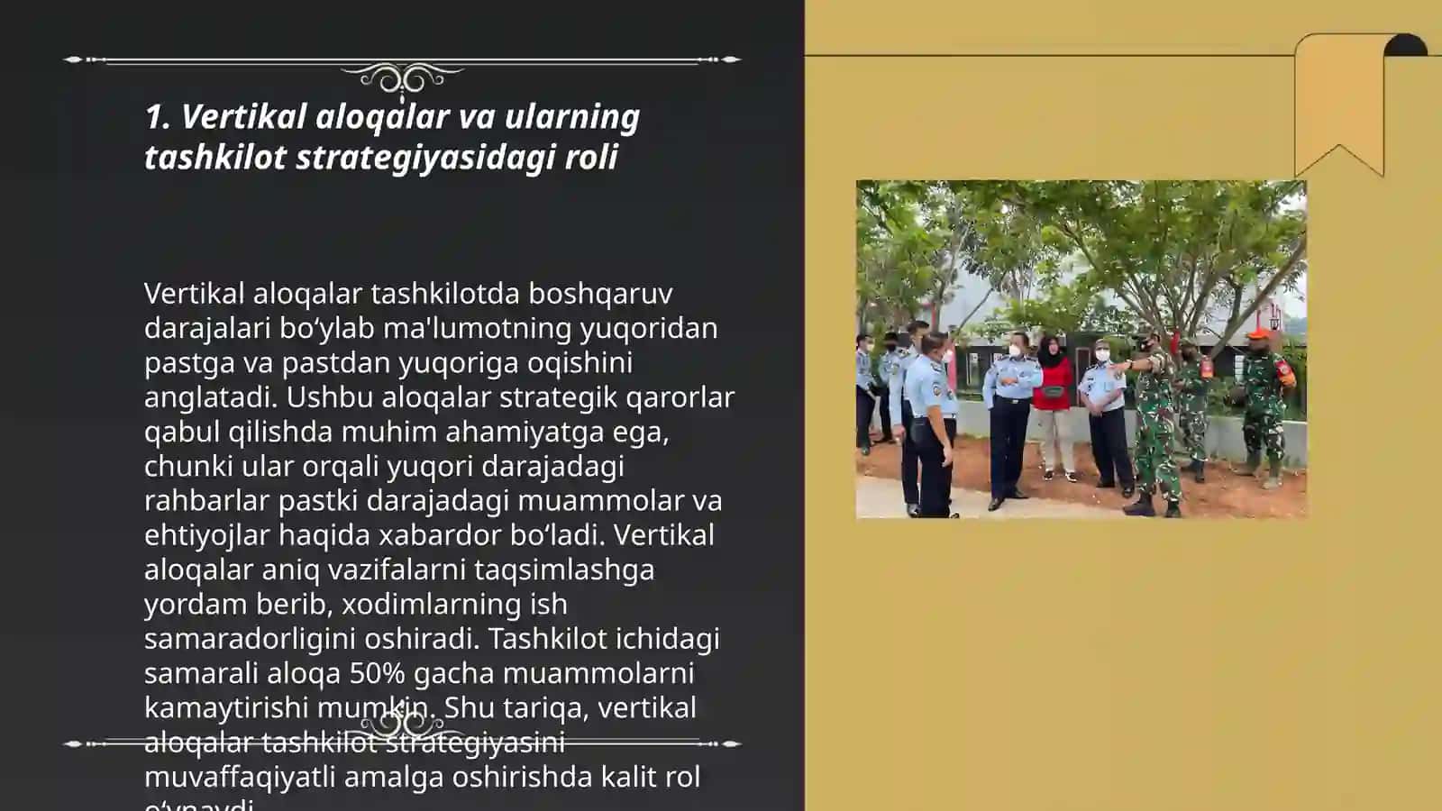 Sektorda vertikal aloqalarning mohiyati va ahamiyati strategiya 3