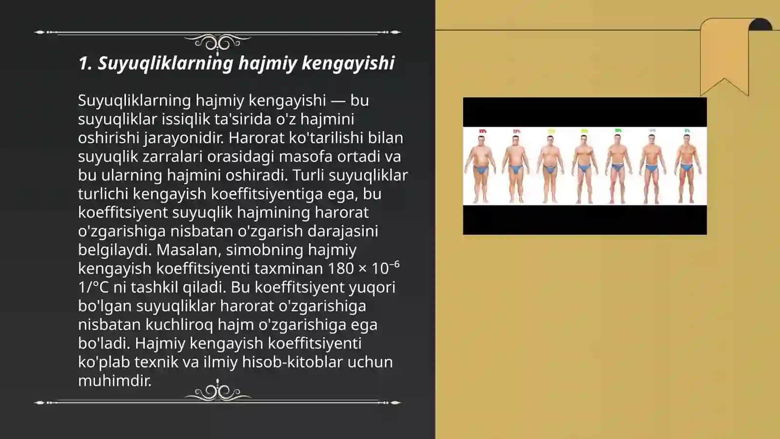 Suyuqliklarning hajmiy kengayishi kayfisentini aniqlash 3