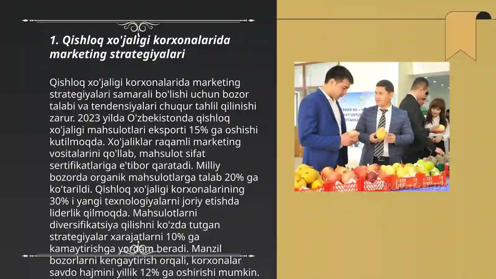 Qishloq xojaligi korxonalarida marketing faoliyati va biznesni rejalashtirish 3