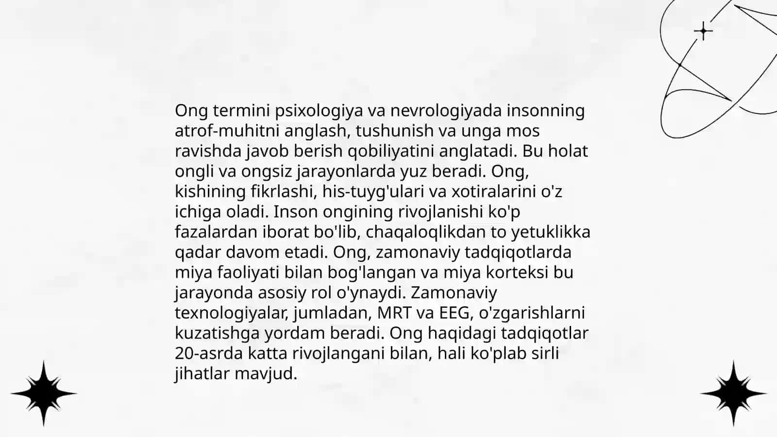 Ong haqida tushuncha va uning xossalari 3