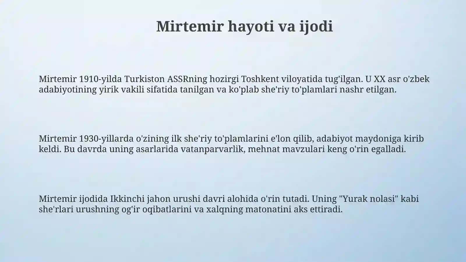 Mirtemir she'riyatida she'riy nomlanishi 3