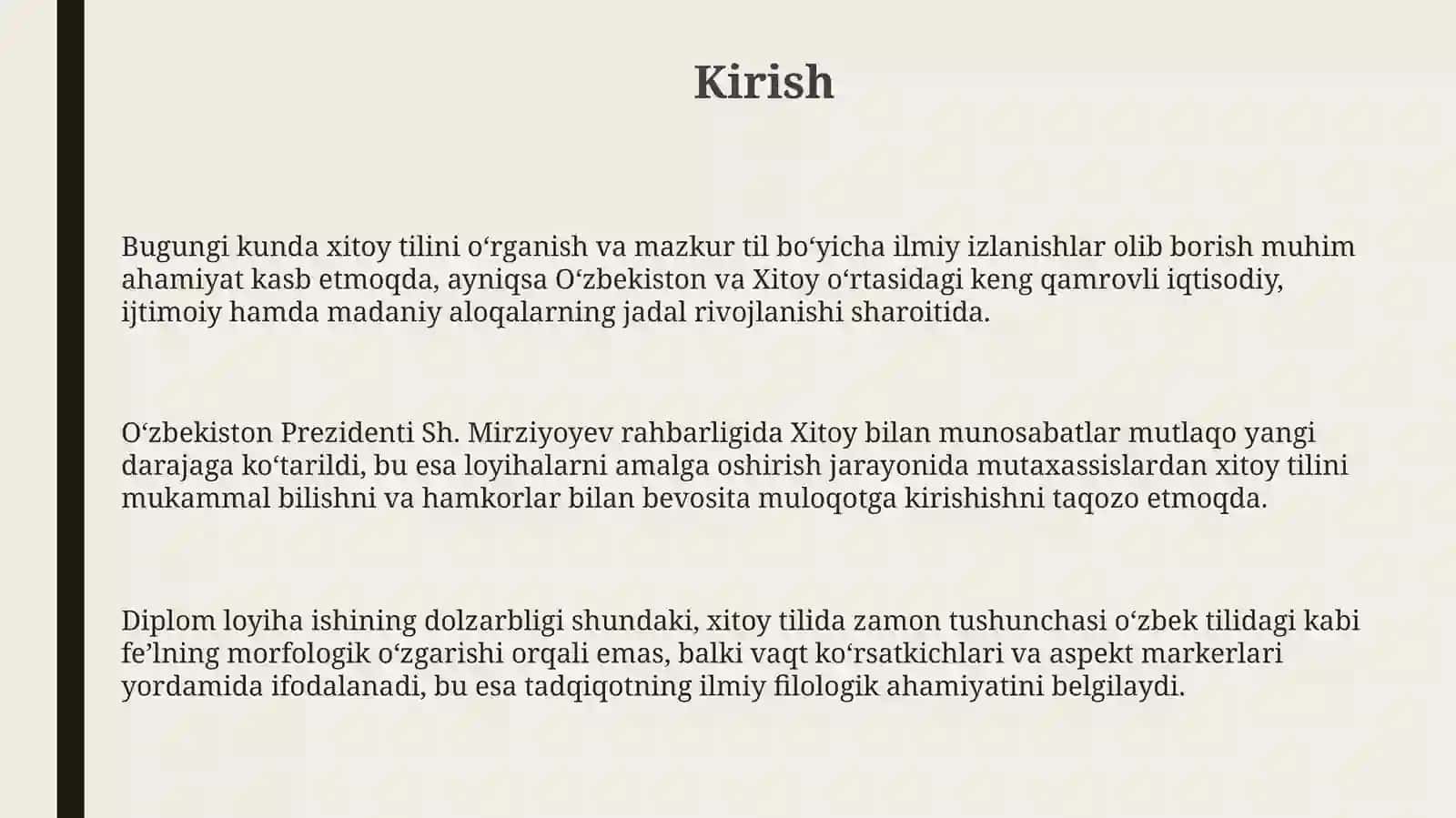 Xitoy tilidagi vaqt ko'rsatkichlaring grammatik tahlili 3
