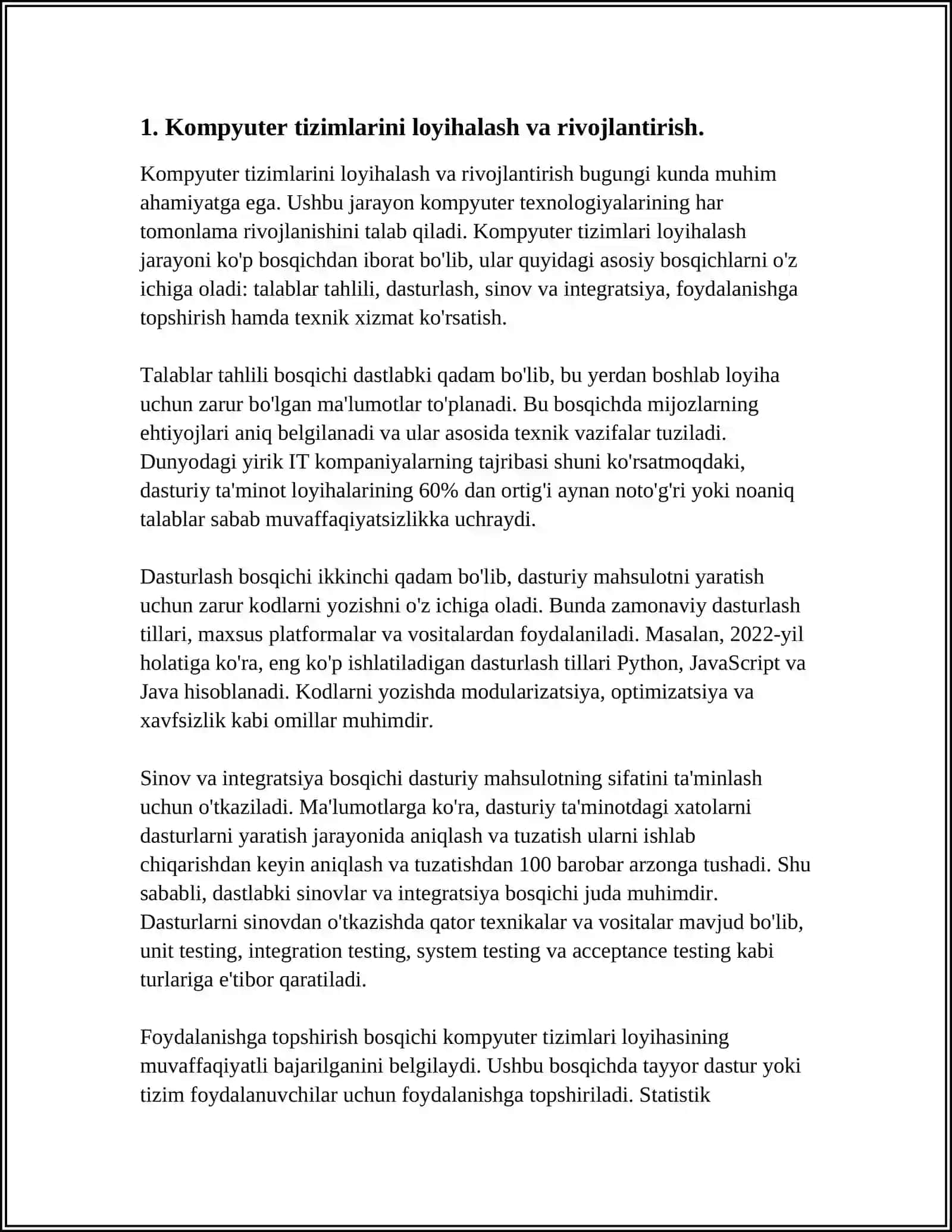 KORXONADA SBT KOMPYUTERLASHTIRISH BO’YICHA ISHLARNI TASHKILLASHTIRISH 3