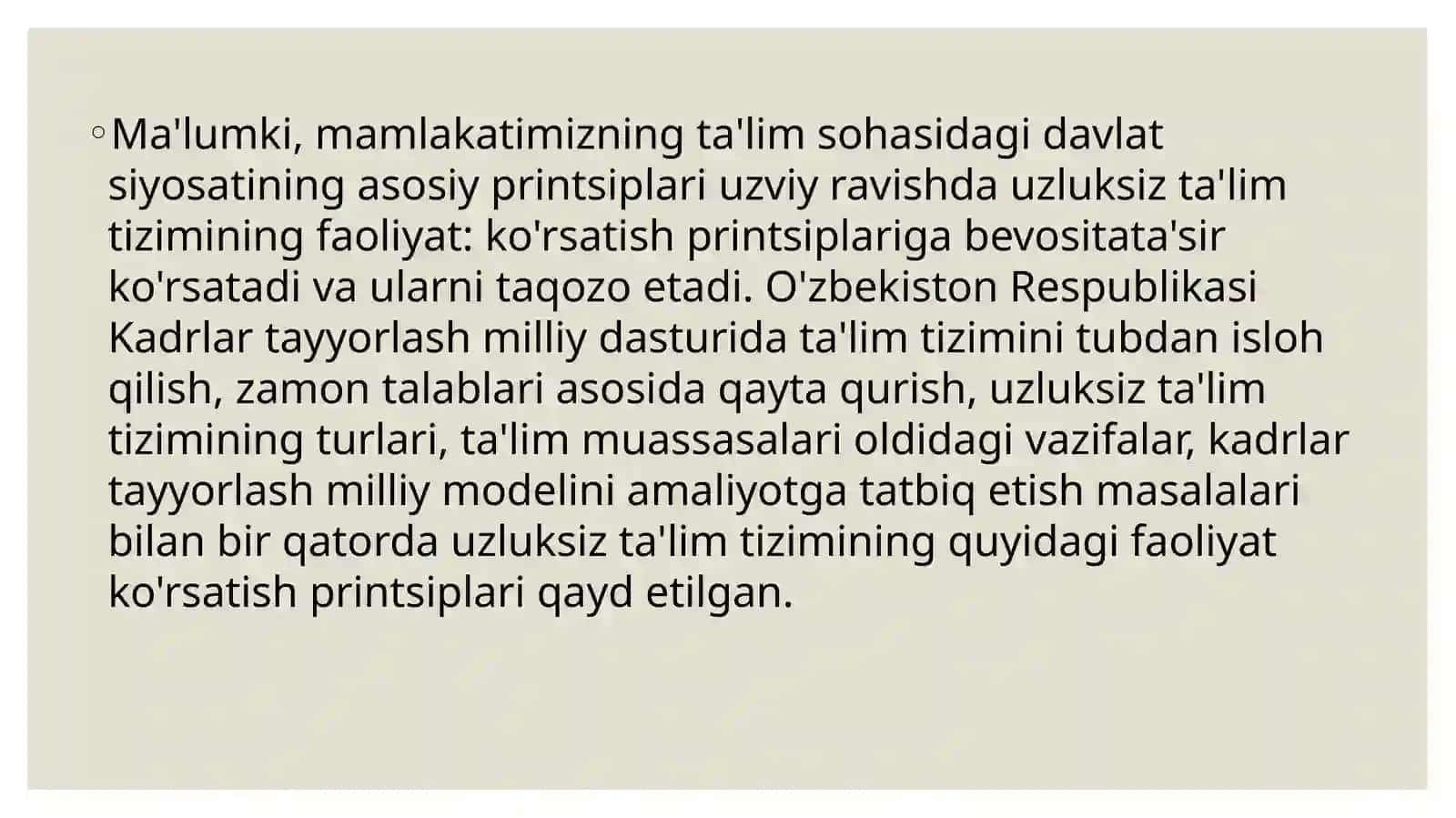 Biologiya o’qitish metodikasining dolzarb muammolariga bag’ishlangan anjumanlar uchun ma’ruza va taqdimot materiallari  tayyorlash 3